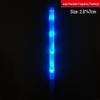 LED Colorful Flashing Glow Sticks - Silver Light-Up Concert Support Props