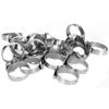 20pcs Stainless Steel Flat Ring Base Round Pad Ring Bases Adjustable Ring Base Craft Projects