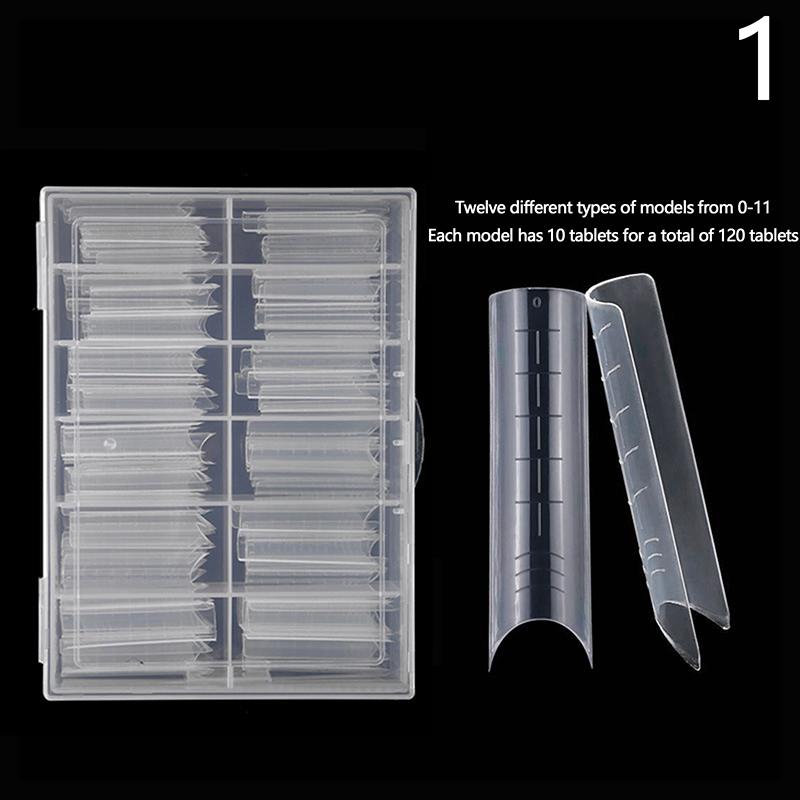 120 Pcs False Nail Tips Clear Matt Soft Fake Nails Extension For Home Diy Nail Salon Manicure
