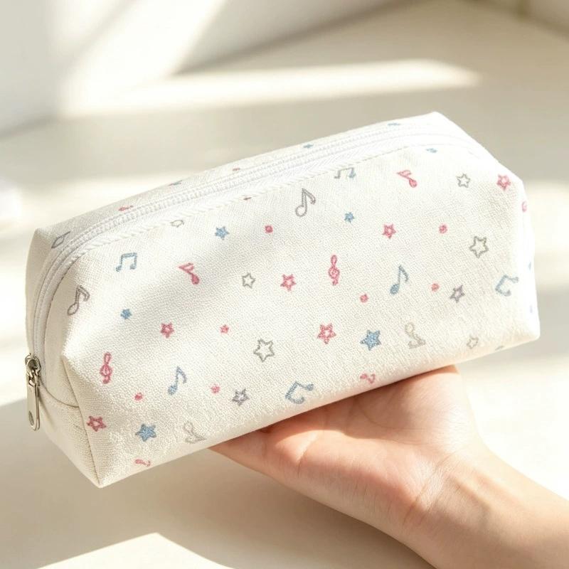 Pen Bag Pencil Pouch Large Capacity Cute Pattern Boxes Portable Makeup Bag Organizer For School Home And Travel