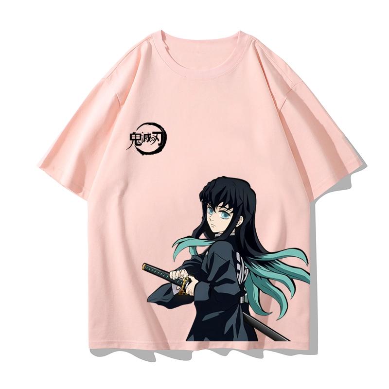 Chlapecké studentské tričko s krátkým rukávem z anime "Demon Slayer": Kimetsu No Yaiba" s postavou Tsukuro Asakazu
