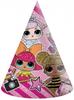 Lol Glitterati Paper Hats 6 pcs