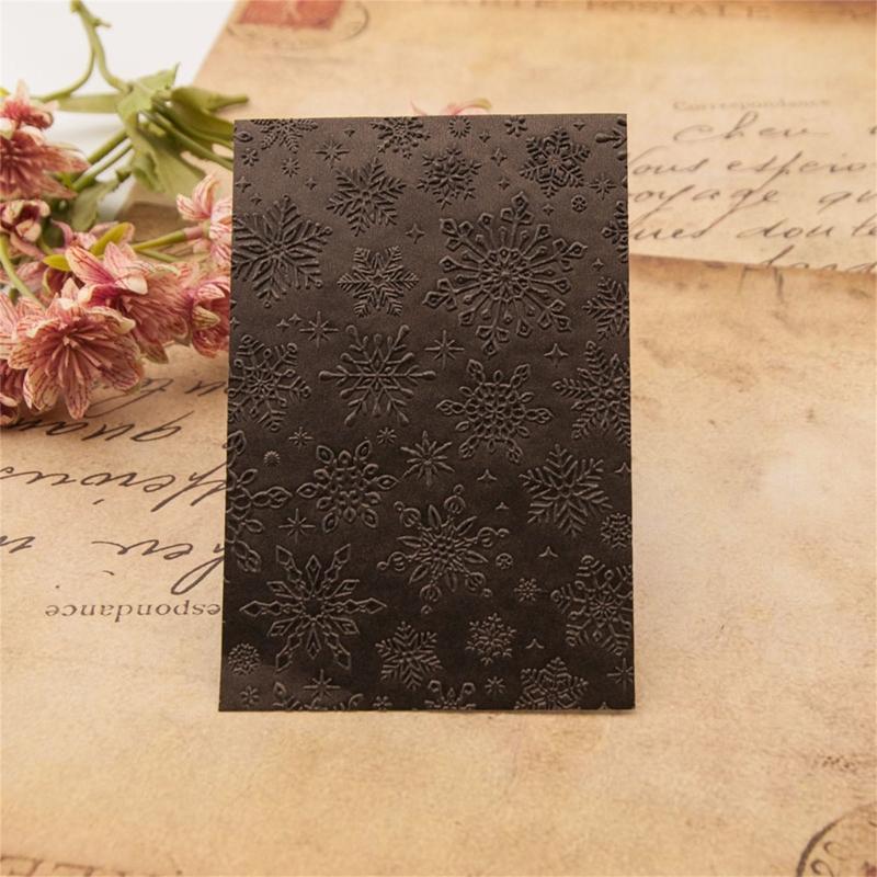 Crafting Stamping Plate for Handmade Projects Sturdy Plastic Texture Art Tool