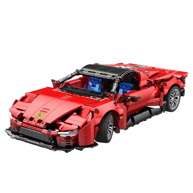 1000+ PIÈCES Technique 1:14 SP3 Rouge Voiture de Sport Briques de Construction Set Ville Vitesse Course Assemblage Briques Jouets Cadeau pour Adultes