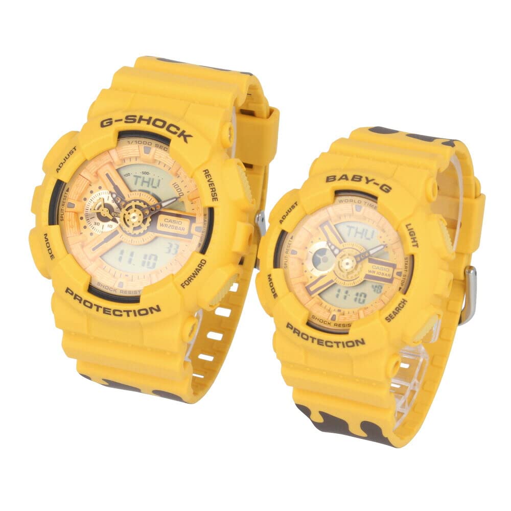 

CASIO Casio Summer Lovers LIMITED EDITION honey Watch Pair Watch Yellow G-SHOCK BABY-G Men s Women s SLV-22A-9A [Item]