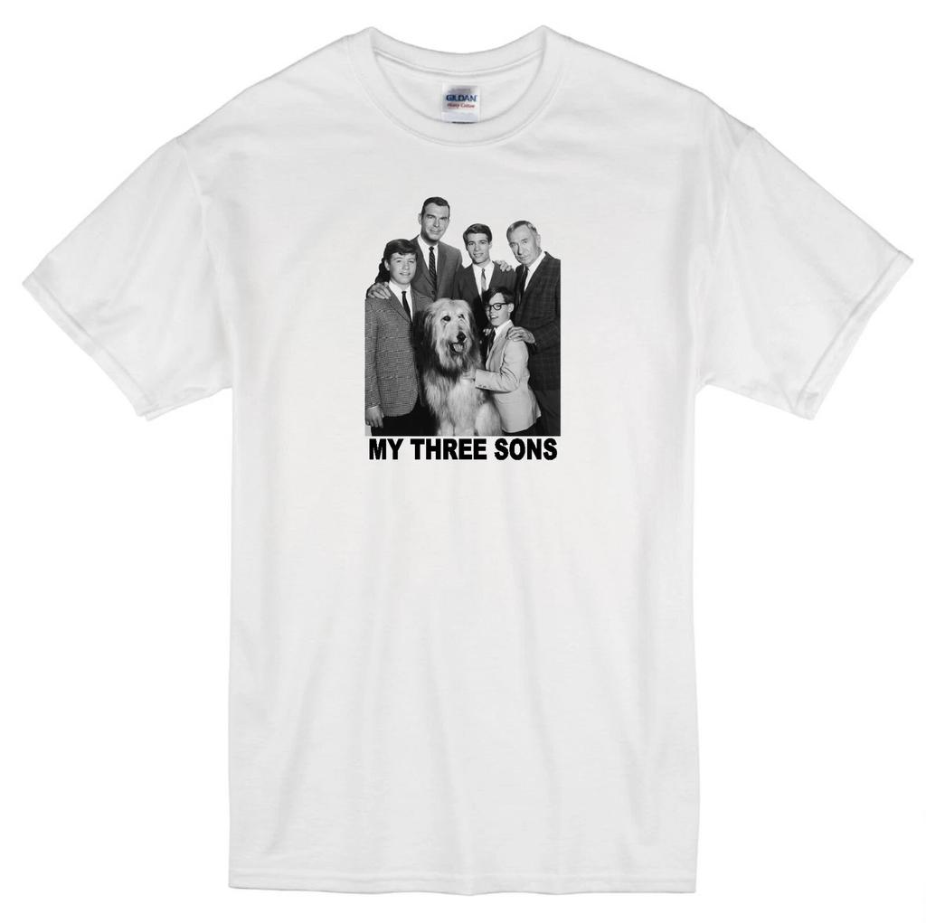 MY THREE SONS FRED MCMURRAY CHIP ERNIE ROBBIE CLASSIC TV WHITE T-shirt Tops Tees Unisex
