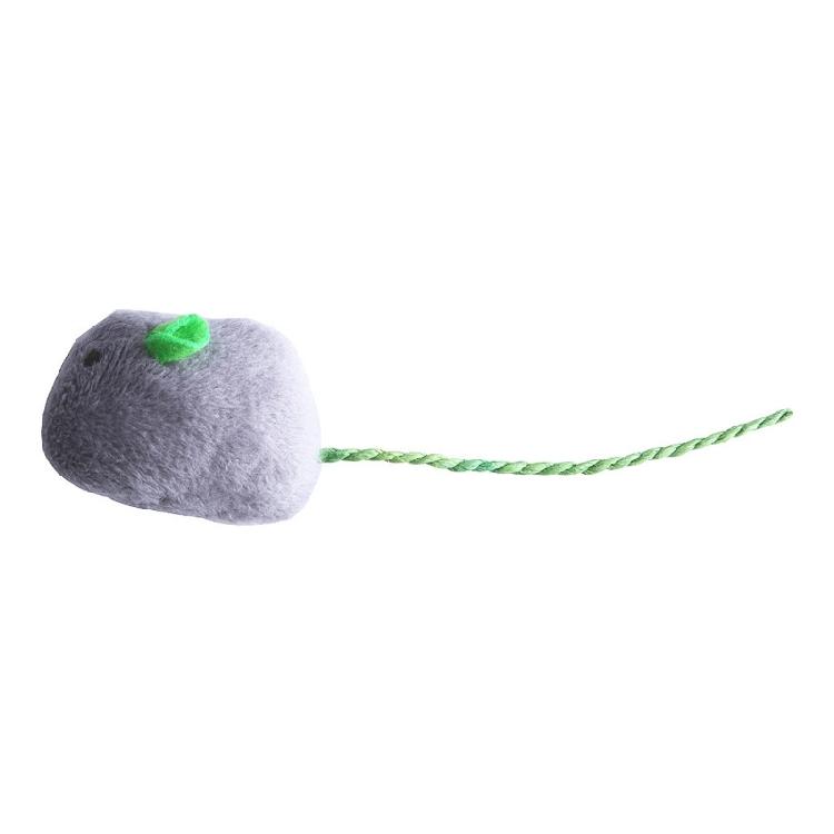 Cat Plush Mice Animal Toy Kitten Mount Toy Cats Cute Hunting Toy Festival Gift зелёный