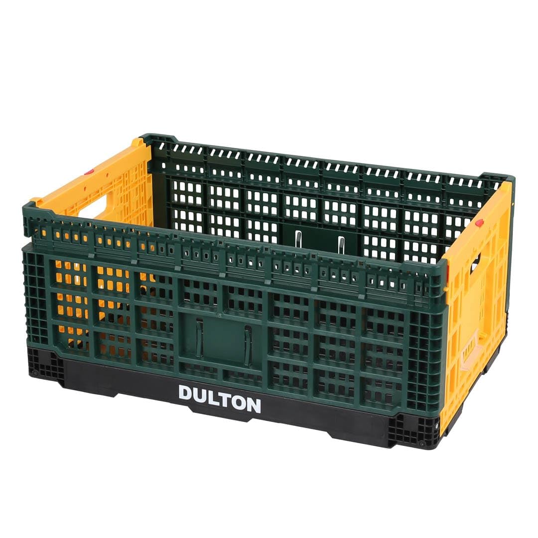 

Dulton Folding Mesh Storage 48L CAR Foldable Storage Height 26cm Width 60cm Depth 40cm Green/Yellow FOR LIFE V21-0347GN/YL