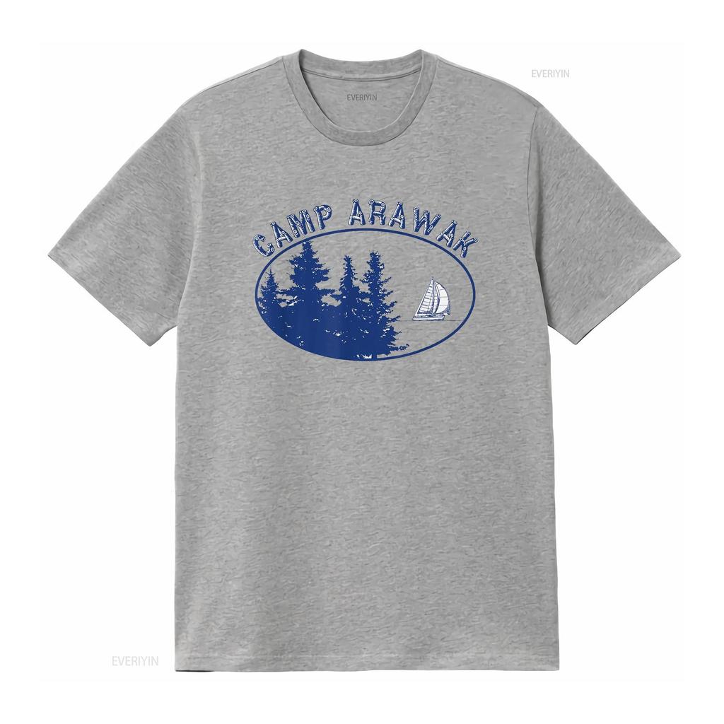 Camp Arawak T Shirt Retro Summer vintage Washed homme Soft Casual Unisex designer clothes fashion Versatile Slightly streetwear