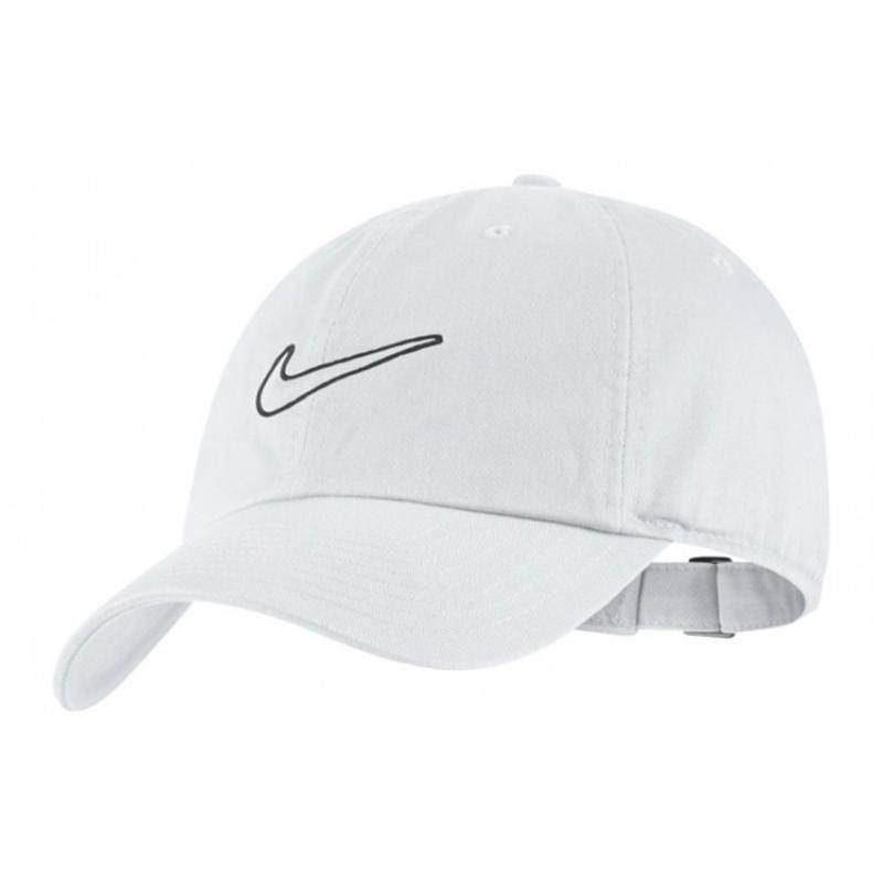 

Nike Хлопковые бейсболки унисекс белые повседневные 943091-100 F белый
