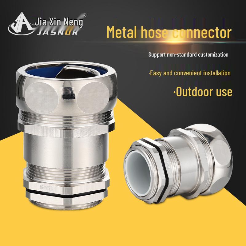 Waterproof Metal Locking Hose and Cable Connector G1/2 Gland