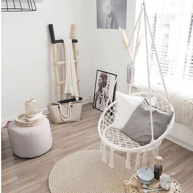 Nordic Tassel Hanging Chair - Indoor/Outdoor Swing for Kids & Adults