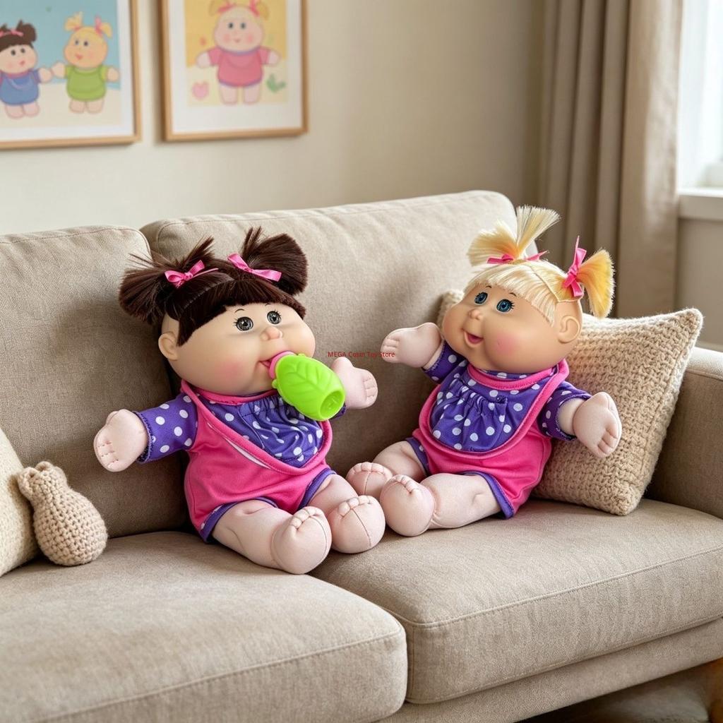 Cabbage Patch Kids 35 cm-es puhatestű baba Édes illattal le A tornász Pék Gyűjthető Ajándék Gyűjtőknek Otthoni Kiállítás