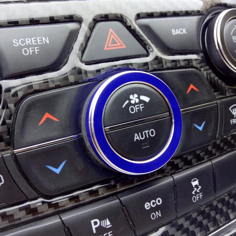 Grand Cherokee Short Car Console AC Knob Aluminum Alloy Trim