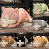 Wear Lying Sweater Cat Plush Toy Stuffed Animal Doll Cartoon Gift Decoration
