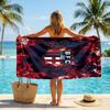Bologna FC Druck Schnelltrocknendes Strandtuch Mikrofaser Saugfähig Tragbares Reise-Badetuch