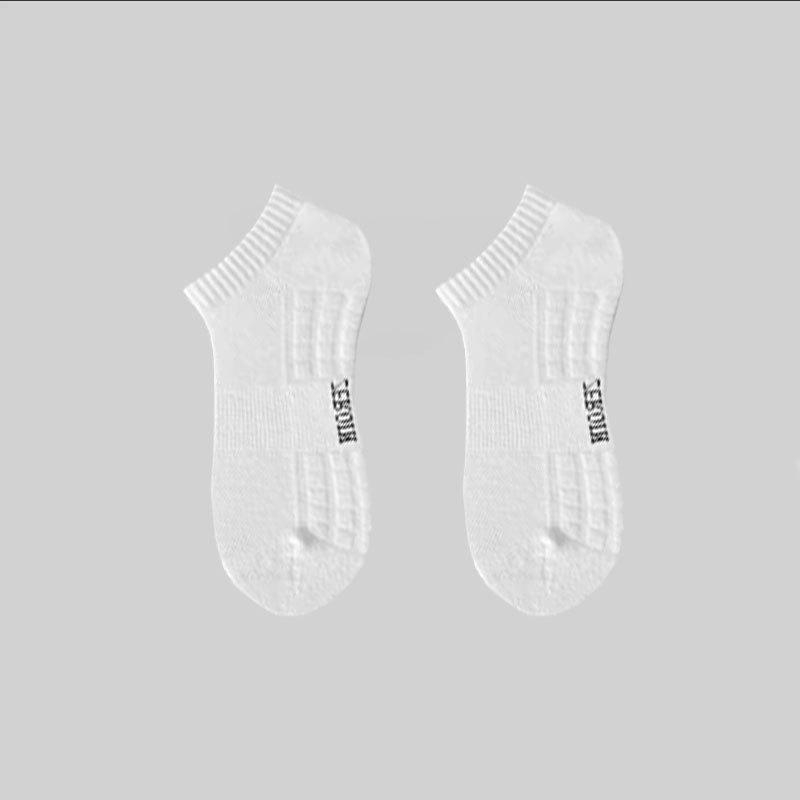 

Men s Pure Cotton Sports Socks - Mid-Calf, Thickened Towel Bottom, Short, Long, Basketball, Running, Boys, White One Size
