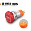 Lanbo 19mm Metal Emergency Stop Mushroom Button Switch