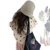 Korean Polka Dot Knit Cardigan: Women's Cozy Round Neck Sweater - 2025 Autumn/Winter Collection