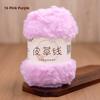 Hand Knitted Fur Yarn Long Hair  Hat Scarf DIY Wool Yarn Simulation Fur Crt Material Autumn Faion Accories