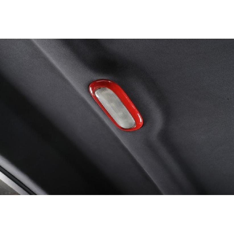Red Rear Reading Light Lamp Cover Trim Ring For Dodge Nitro 2007-12 Accessories
