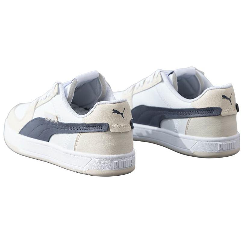Puma Caven 2.0 Vtg Comfortable Thin Sole Durable Breathable Low-Top Skate Shoes Unisex Sneakers White 392332-17