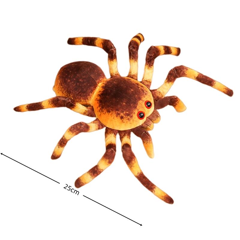 Color Spider Plush Stuffed Toys Cartoon Spider Plush Soft Animals Doll Creative Room Decor Insect Enthusiast Gift