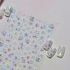 DIY Nail Art Stickers Self Adhesive Manicure Stickers Long Lasting Flowers Nails Decals  Nail Art