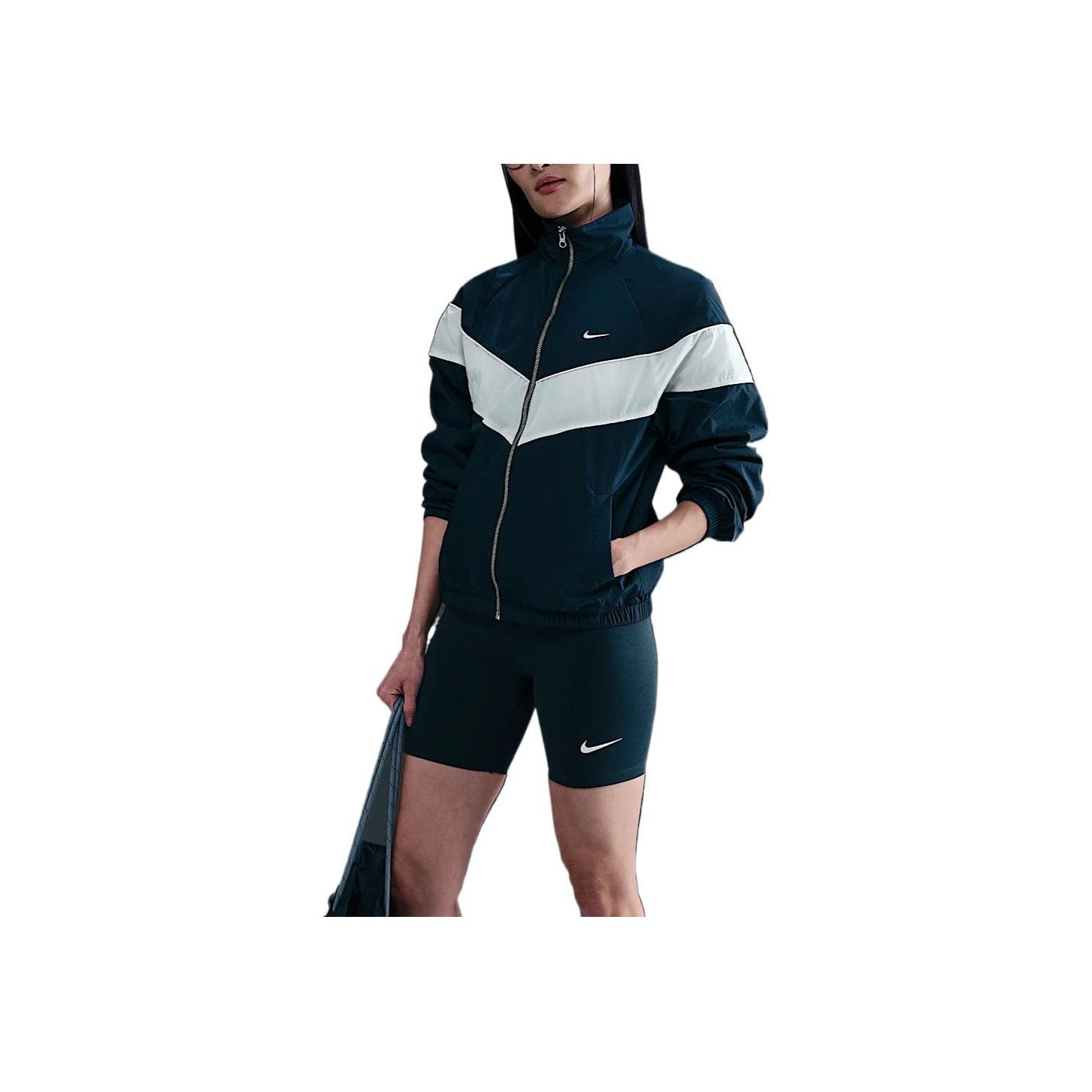 

Куртка Nike Warm Comfortable Windproof Cold Zip Long Sleeve Jacket Women Jackets Dark-Blue FV6305-478 S