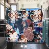 1PC Manta de Franela con Estampado de Son Goku, Alta Calidad para Todas las Estaciones, Decoración del Hogar, Calidez y Comodidad, Perfecta para Regalos de Navidad