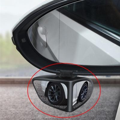 Car Left Driver Convex Mirror Blind Spot Adjustable Angle for Front Rear Wheel