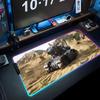 Metal Slug Mouse Pad RGB Gaming Mousepad Big LED Pad PC Desk Mat Luminous Mouse Pad Large Keyboard Mats Table Rug With Backlit