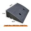 Non-Slip Plastic Curb Ramp for Cars and Stairs