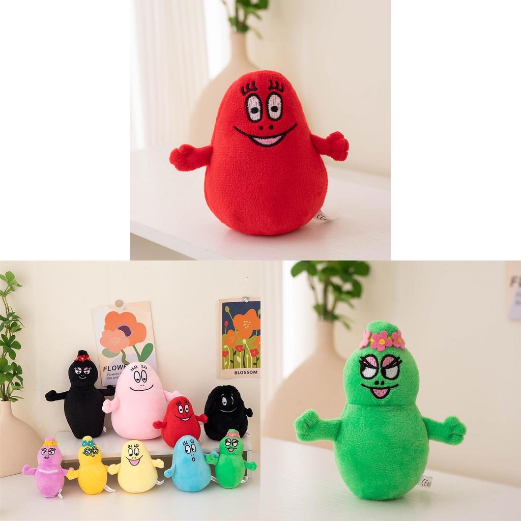 Les Barbapapa Baby Papa Family Plush Dolls Set With Pp Cotton Filled Cartoon Toys For Children Gift