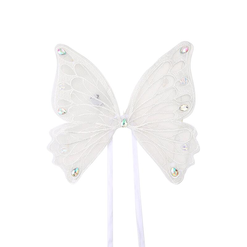 

Украшение для торта на День святого Валентина, большая бабочка ручной работы, королева-мать, с днем рождения, любовь, светодиодная подсветка, принадлежности для выпечки белый