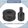 Hole Punch Die 40CR Steel Construction Industrial Round Metalworking Replacement