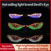 RGB Dynamic Demon Eye Decorative Light Truck Devil's Eye Light Led Display Decor Pixel Panel Windshield USB 5V Multi-Mode Lamp