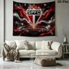 Sao Paulo FC Wall Tapestry Aesthetic Wall Hanging Printed Fabric Blanket Decorative Tapestries for Bedroom Living Room Home Decor