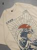Oversized T-Shirt with Asia Wave Print