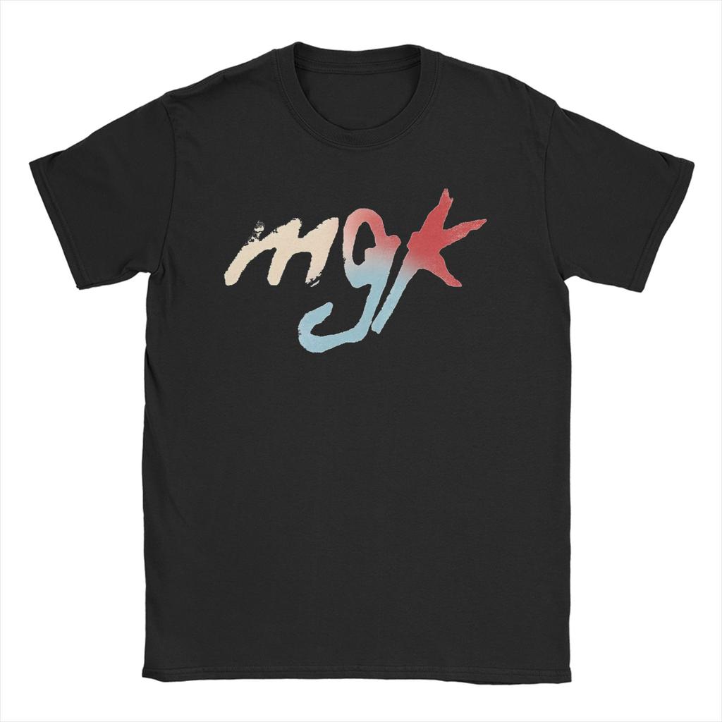 Unisex Women MGK Lost Americana Tour Rock T Shirts Pure Cotton Tops Hipster Short Sleeve O Neck Tees Birthday Gift T-Shirt