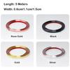 Ceiling Decor Line Self-adhesive Decoration Line PVC Waterproof Gold Tape Background Wall Edge Strip Ceiling Furniture Tile