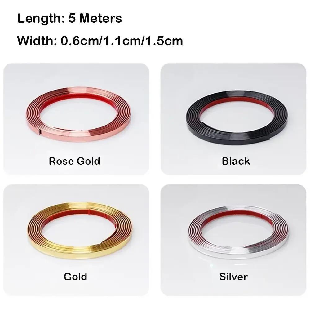 Ceiling Decor Line Self-adhesive Decoration Line PVC Waterproof Gold Tape Background Wall Edge Strip Ceiling Furniture Tile