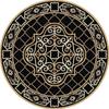 Mandala Print Round Carpet Nordic Modern Living Room Anti-Slip Rug Coffee Table Foot Pad Bedroom Floor Mats Bay Window Chair Mat
