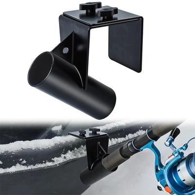 Heavy-Duty Hands-Free Ice Fishing Pole Bracket - Adjustable Ice Fishing Fixing Frame, Portable Sled Pole Bracket for Ice Fishing Enthusiasts