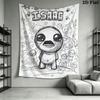 Horror Cartoon Wall Hanging Printed Fabric Blanket Decorative Tapestries for Bedroom Living Room Home Decor