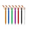 10Pcs/lot 18cm Aluminum Alloy Tent Takes Pegs Heavy Duty Travel Outdoor Camping Accessories Tarp Ultralight Nails Ground Peg