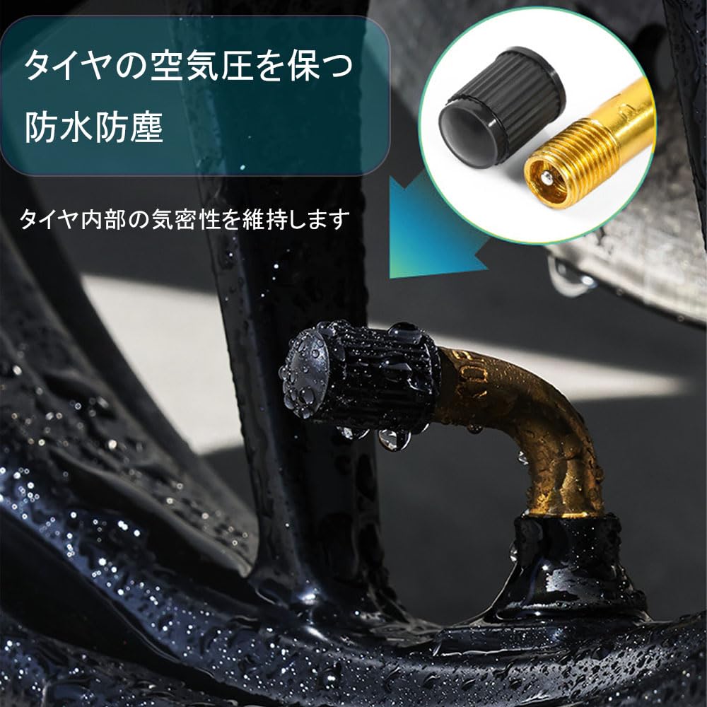 2-Rad-Motorrad Schlauchloser Ventil-Satz, L-Typ, PVR-70 CL (CL-Verschlusskappe mit Dichtung), 2er Set