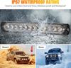 10PCS LED Emergency Strobe Lights 12 LED Warning Beacon Caution Hazard Light Bar Car Trucks Vehicle Flashing Light