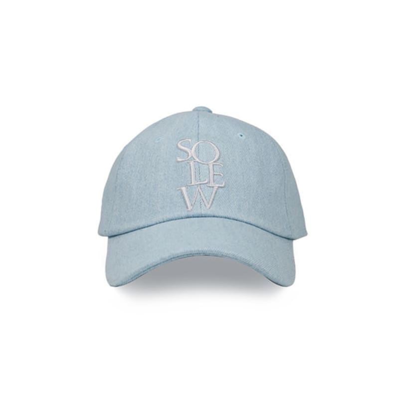 SOLEW SOLEW Basic Logo Ball Cap_Light Blue