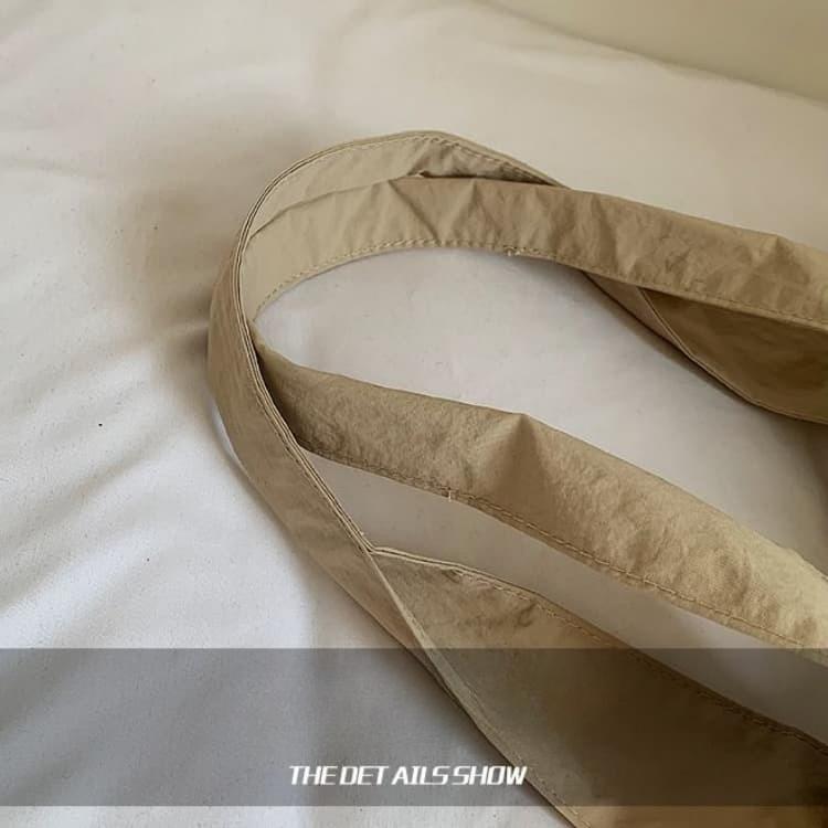 Kordelzug-Nylon-Tragetasche Damen-Umhängetasche